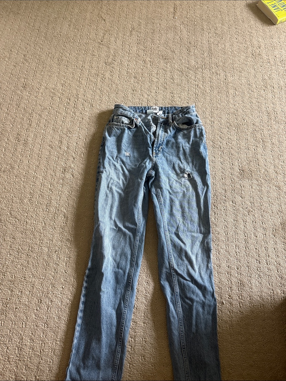 BDG Light Blue Women's Straight Leg Jeans